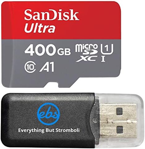 Sandisk 400gb Ултра Микро SDXC Мемориска Картичка Работи Со Samsung Galaxy A7, A9 МОБИЛЕН Телефон UHS-Јас Класа 10 Пакет Со Сѐ, Но Stromboli