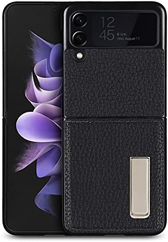 FUTURECASE Z Flip 3 Случај, Galaxy Z Flip 3 Случај, Samsung z flip 3 Случај, Стп Кожа Kickstand Случај За Samsung galaxy z flip 3 ZFlip3 Z