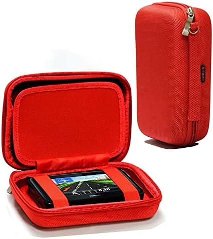 Навитех Црвена Тврда Гпс Кутија За Носење Компатибилна Со MAPPY-E-SYVITIVE Е438T 4 Инчен АВТОМОБИЛ GPS