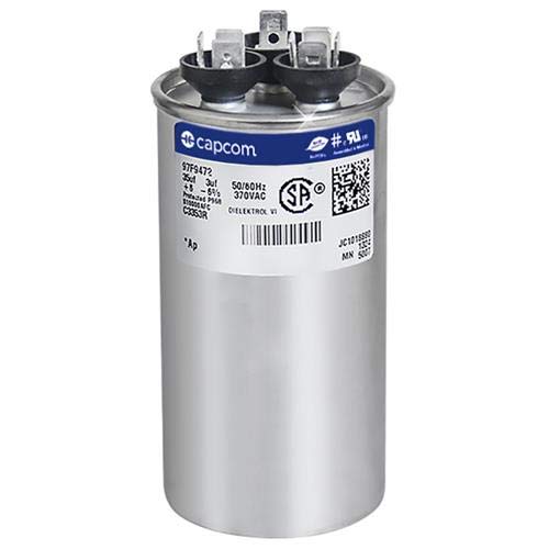 HQ1086678AX - 35 + 3 UF MFD 370 Volt VAC - TempStar Round Dual Run Conspernation Autgrade