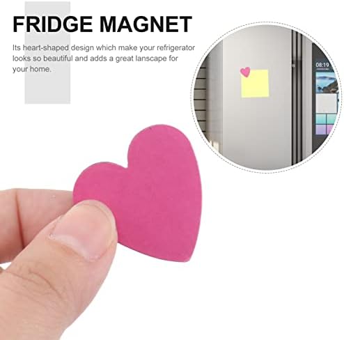 Тофику 10 парчиња 30 х 2,2 мм прекрасна боја магнетна налепници за срцеви магнетни налепници на магнети за фрижидер деца играчки