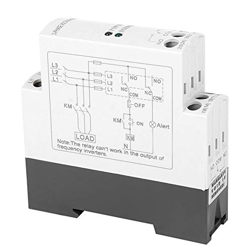 Релеј за монитор за напојување, 3 фазно Заштита на напон за заштита на напон за мониторинг на фаза на реле Фаза на неуспех заштитник