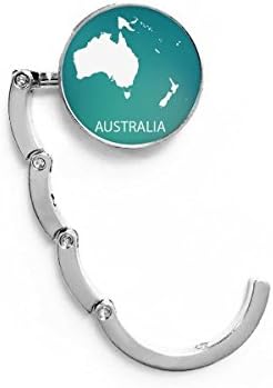 Австралија Океанија Континент на пример, мапи за мапи, кука за декоративно затворање, продолжена закачалка за преклопување