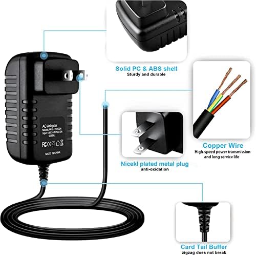 Parthcksi Глобален Ac / DC Адаптер За Linksys Cisco WVC100N X1000 X2000 X3000 Мрежен Рутер Кабел За Напојување КАБЕЛ PS Ѕид Домашен Полнач PSU