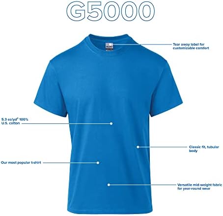 Gildan Adult Heavy памучна маица, стил G5000, Multipack