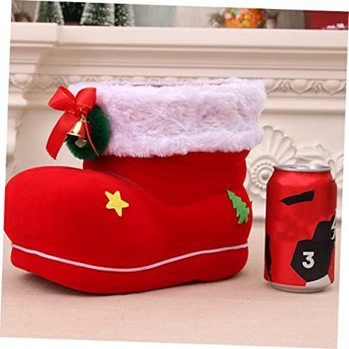 Besportble Божиќни бонбони чизми за порибување на порибување за деца минијатурни чорапи за корпи декор Божиќ украс Божиќно порибување кутии