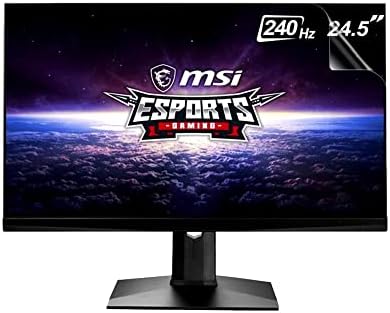 Целосна живописна невидлива сјајна HD заштитник на екранот, компатибилен со MSI Monitor Optix MAG251RX [Пакет од 2]