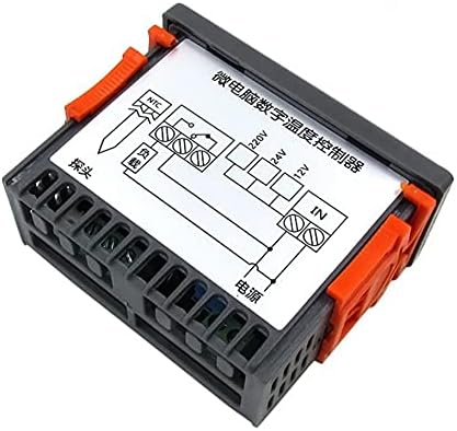 Gummy Вграден дигитален контролер на температурата 12V 24V 220V Кабинет за ладно складирање Термостат Контролер на температура на температурата