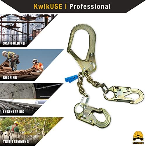 Kwiksafety Rebar Romeo Steel Stosition Lanyard + Pinza дијагонални клешти