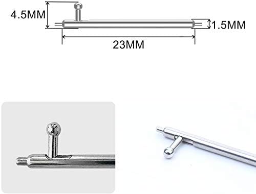 Омеки 23мм х 1,5 мм Пролетни Шипки За Брзо Ослободување Компатибилни За Fitbit Верса 1 Верса 2 Верса Лајт Верса Специјално Издание Smartwatch