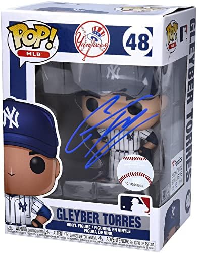 Gleyber Torres New York Yankees го автограмираше Функо Поп! Фигура - ограничено издание од 100 - автограмирани фигурини на MLB