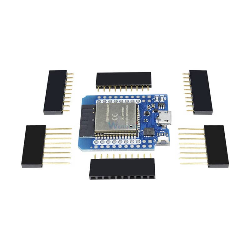 За Wemos Mini D1 ESP8266 ESP32 ESP-32S WiFi + Bluetooth CP2104 Модул за развој на табла со иглички за Arduino