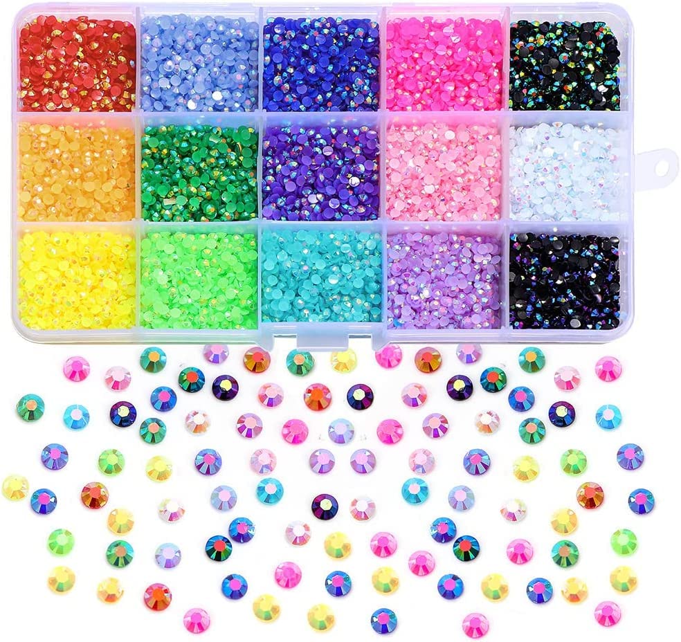 Liudamai 18000pcs 5d Nail Rhinestone DIY рамен дно комплет Телефонски додатоци желе rhinestones flatback ab Jelly rhinestones комплет