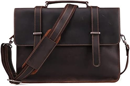 Liuyunqi Моден бизнис машка чанта Ретро хоризонтална чанта за машка торба дијагонална торба за торба