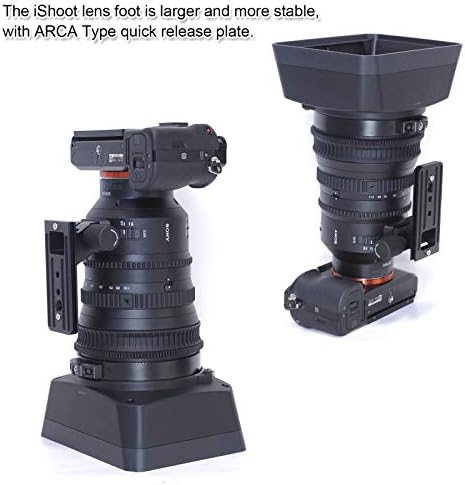 Замена на леќи за замена на типот Ishoot Arca за Sony E PZ 18-110mm f/4 g OSS леќи, CNC машински авијациски алуминиумски леќи