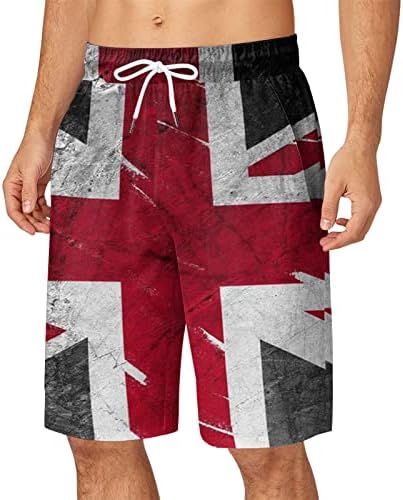 Bmisegm Mens Board Shorts Sumpwear Mens лето плус големина панталони џеб влечење лабава случајна спортска трчање директно