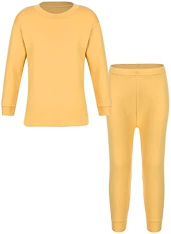 Doomiva Girls Boys Base Base Layer Thermal Long Johns Постави термичка облека за долна облека, под нож со хеланки