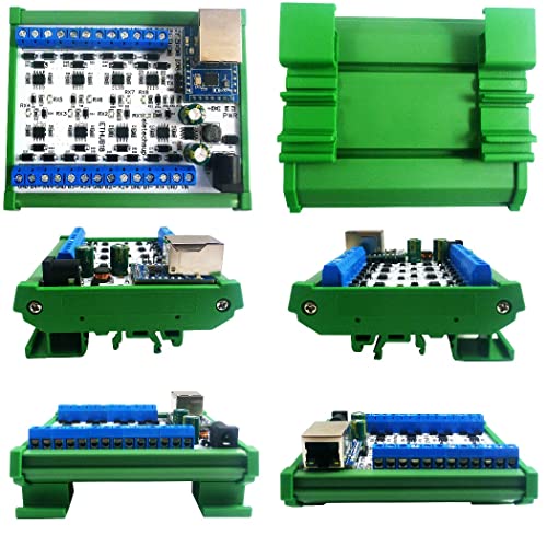 1 до 8 Ethernet Network RJ45 до 8 Порта RS485 центар за конвертор на центар за UDP TCP Modbus TCP RTU MQTT HTTP PLC Конфигурација