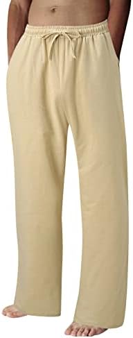 Xxzy 2022 Нови панталони памучни панталони солидна чипка во боја на летни џебни машки панталони и панталони за јога