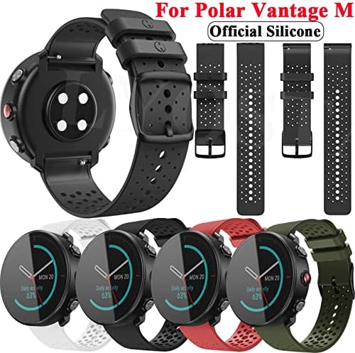 Службени ленти за силиконски рачки на Teysha Sport за поларни Vantage M Sports Smart Smart Watch WatchBand Watch Watch Watch Bands Correa