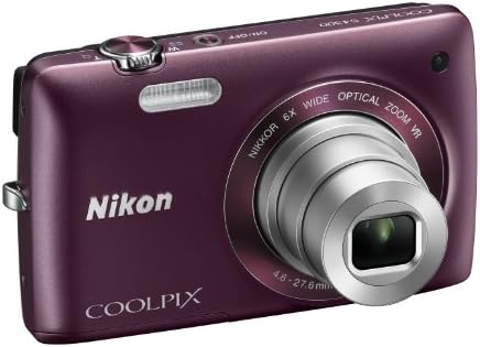 Nikon Coolpix S4300 16 MP дигитална камера со 6x Zoom Nikkor Glass Lens и 3-инчен LCD екран на допир