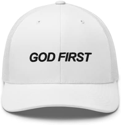 Бога прва камионџија капа везена капа за бејзбол