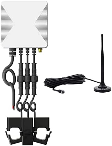 3-фазен мерач на мембрана WiFi, паметен монитор за енергија во домот со 3 120A сензори на ниво на коло | Vue - Монитор за електрична