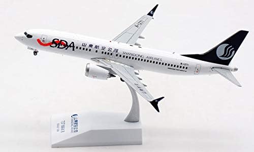 JC Wings Shandong Airlines за Boeing 737-8Max B-1271 1/200 Diecast авион модел на авион