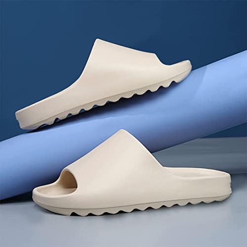 Слајдовите на облак од Aasmust за мажи и жени, брзи влечки за перници за сушење, дебели единствени отворени пети слајдови сандали