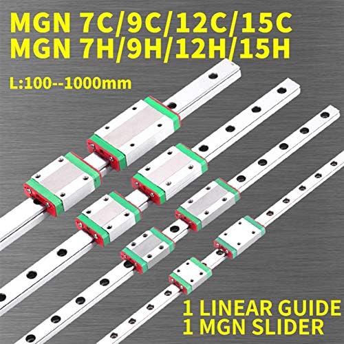 Линеарни Водичи 3Д Печатач MGN7C MGN7H MGN9C MGN9H MGN12C MGN12H MGN15C Mgn15h Минијатурен Линеарен Железнички Слајд 1pcs MGN Линеарен Водич Mgn