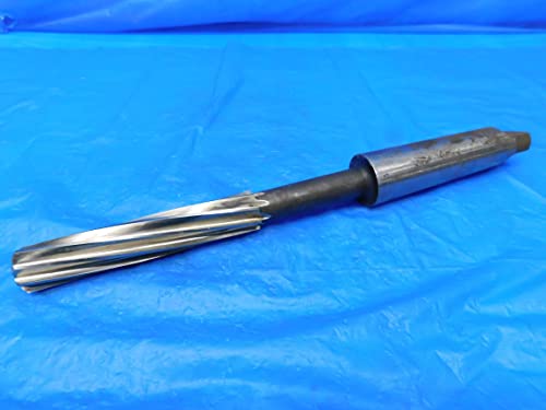 Midwest 27/32 “O.D. HSS Reamer Morse Taper 4 Shank Spiral 8 Flute MT4 - PJ0131CG2