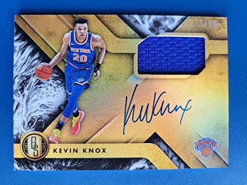 Kevin Knox 2018-19 Panini Gold Standard JSY RC Auto D 73/99 Newујорк Никс! - Автограмирани дресови во НБА