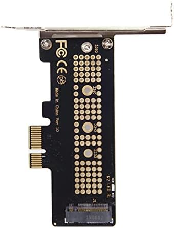 NFHK низок профил PCI-E 3.0 X1 лента до M.2 NGFF M-Key SSD NVME AHCI PCI Express Adapter картичка
