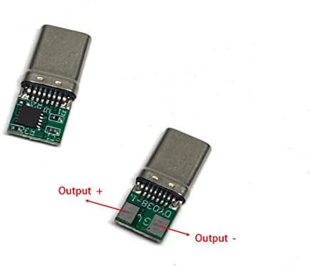 10PCS USB-C PD QC 5V 9V 12V 15V 20V DC фиксен напонски моќност Модул за активирање 5А тип-тип-машки влез