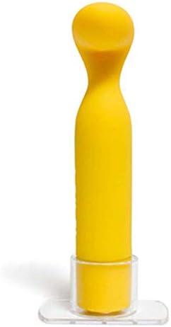 Играчка пријатна силиконска вибратор водоотпорна жолта