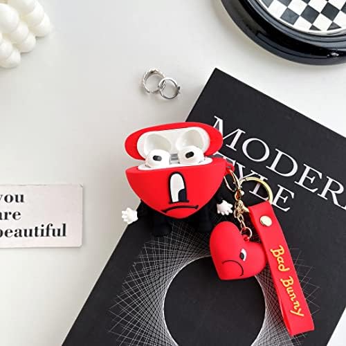 AirPod 3RB Case Trendy Design Cover for AirPods Силиконски случаи Air Pods Симпатична смешна цртана филм 3D Kawaii забава мека