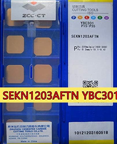 ФИНКОС SEKN1203AFTN YBC301 10pcs 50pcs ZCC.КТ ИНГ301 Обработка: Челик -: 50 парчиња)