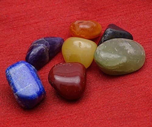 Хармонизирајте го мултистонскиот скапоцен камен 7 чакра постави реики лекување на камен медитација духовна рамнотежа