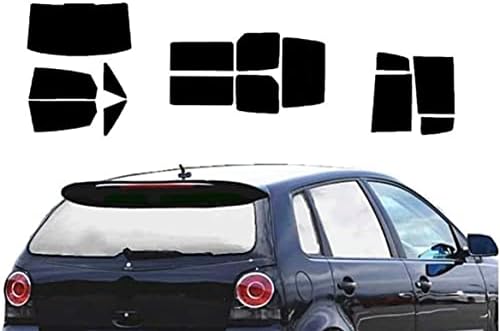 Затемнување на прозорецот за автомобили за нијанса DIY комплет за прецизни нијанса исечете ги сите страни и задниот прозорец