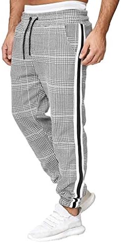 Вуаи-Мен Слим џогер џемпери, панталони за работа со ленти, панталони за обука за спортска теретана, атлетски панталони за џогирање