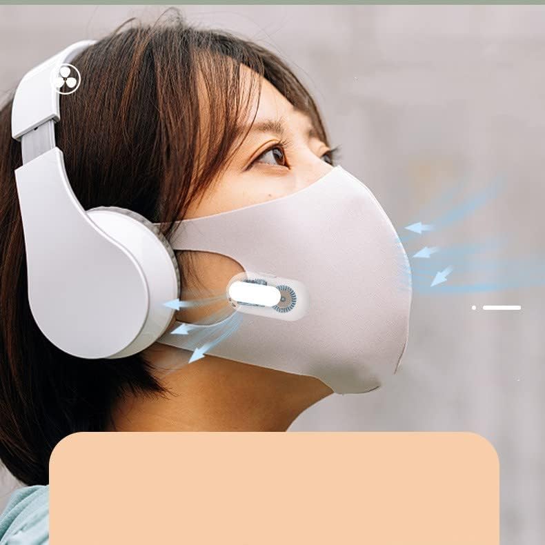 Lomaco Outdoor Нова маска вентилатор за вентилатор мини климатик мини USB чист воздух за полнење брз преносен