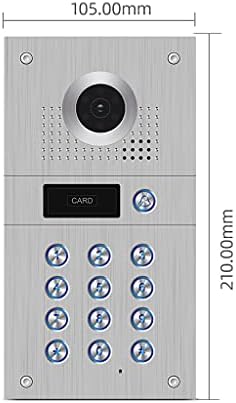 n/А 960p Wifi Жичен Видео Домофон Со Камера И Код Тастатура Картички Контрола На Пристап Систем За Откривање На Движење Рекорд