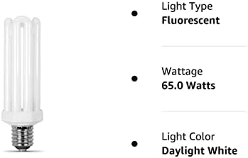 Феит Електрични Компактни Флуоресцентни Светилки Со Магнат База, Дневна Светлина Бела, 65W