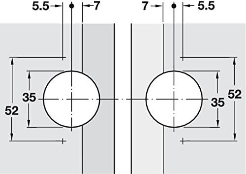Miter Flap Cabinate Hinge GS 45/90 ширина од 1,5 мм со агол на отворање од 135 ° за врати и клапи