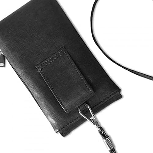 Фараон Пирад Египет Графити Телефонски паричник чанта што виси мобилна торбичка со црн џеб