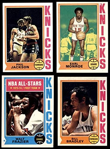 1974-75 Тимот на Топс Newујорк Никс го постави Newујорк Никс екс/МТ+ Никс