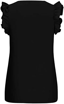 Дами облека без ракави v вратот Peplum скромна блуза маица есен летен салон маичка за тинејџери dp dp
