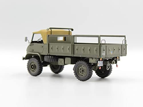 ICM 35135 & 3017 - Unimog S404 Германски воен камион - Скала 1:35 - Комплет за пластични модели и сет на акрилна боја