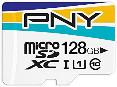 PNY PFCTFUXC128IU1 Боја Microsdxc Картичка, 128 GB, Класа 10, UHS-1 Компатибилен, Адаптер Вклучени