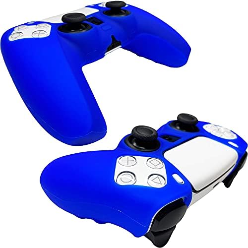 TopBuy PS5 Контролер Кожи | Sony Playstation 5 Додатоци - Силиконски Заштитник Покрие Кожата За Dualshock со 8 x Pro Палецот Зафат Капи